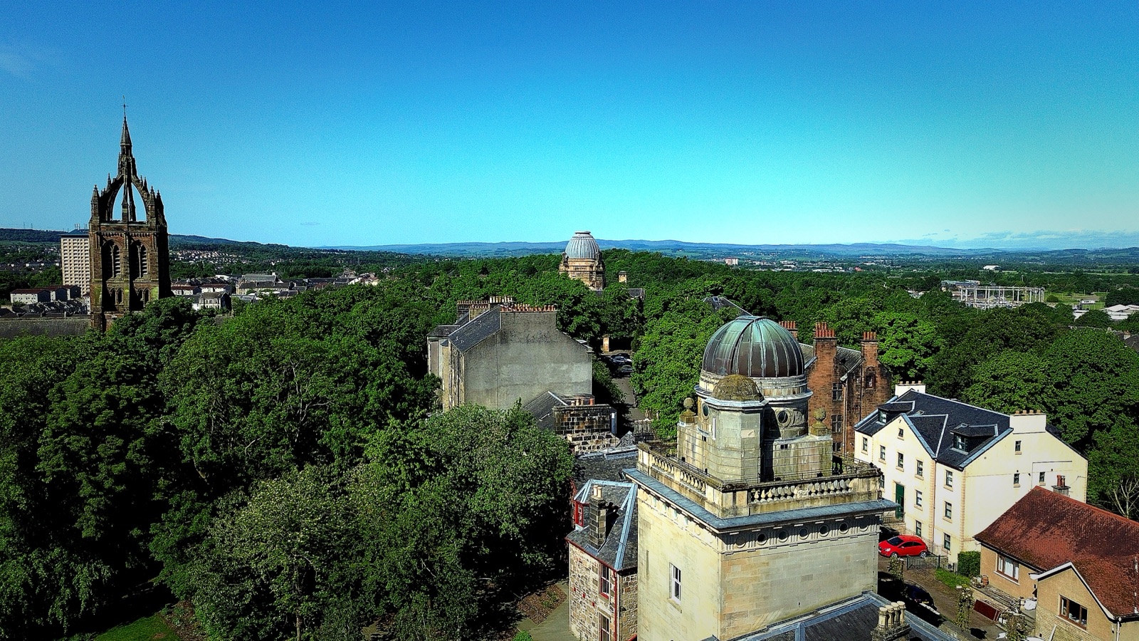 Paisley and Renfrewshire view of coats observatory