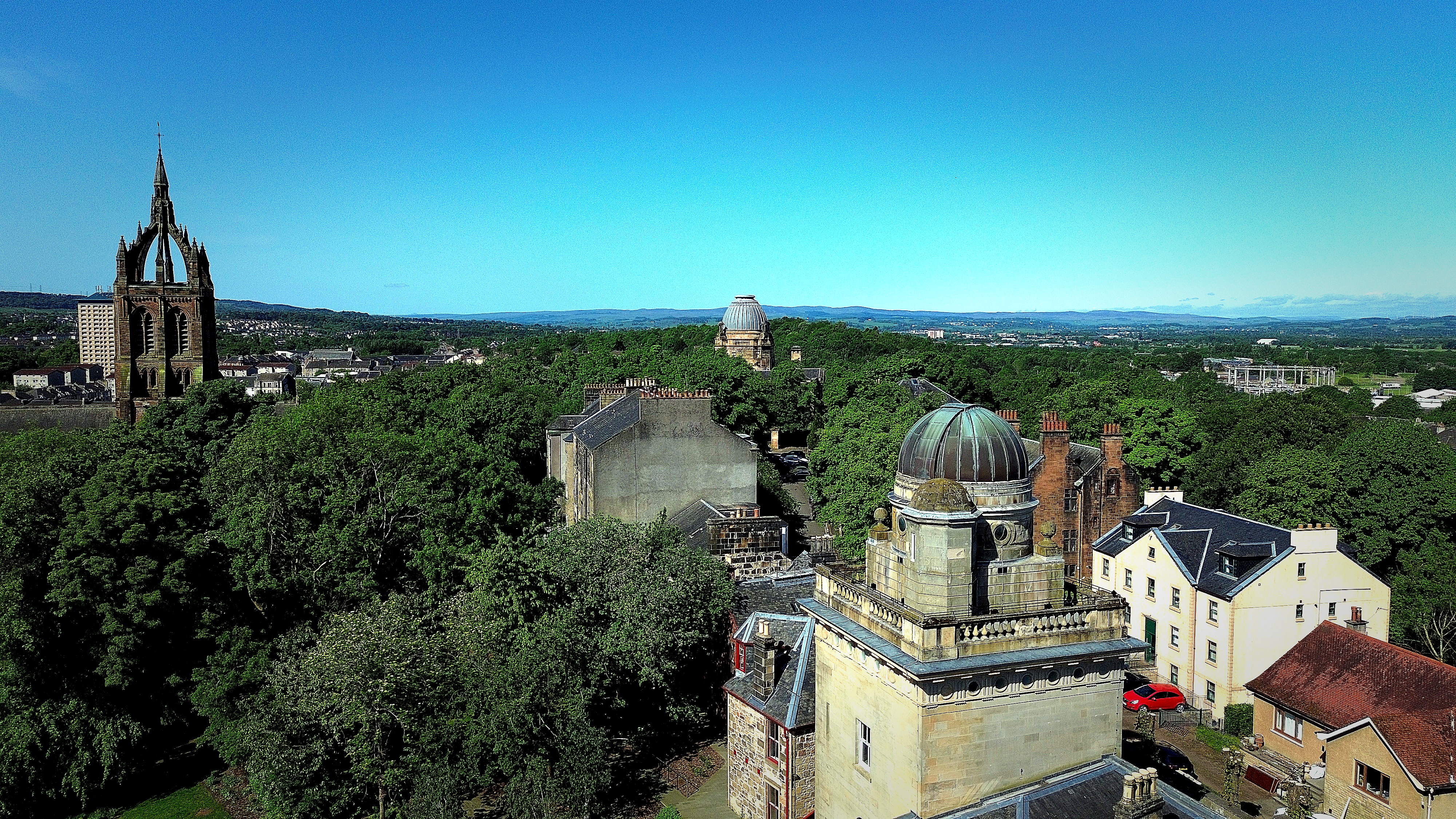 Paisley and Renfrewshire view of coats observatory
